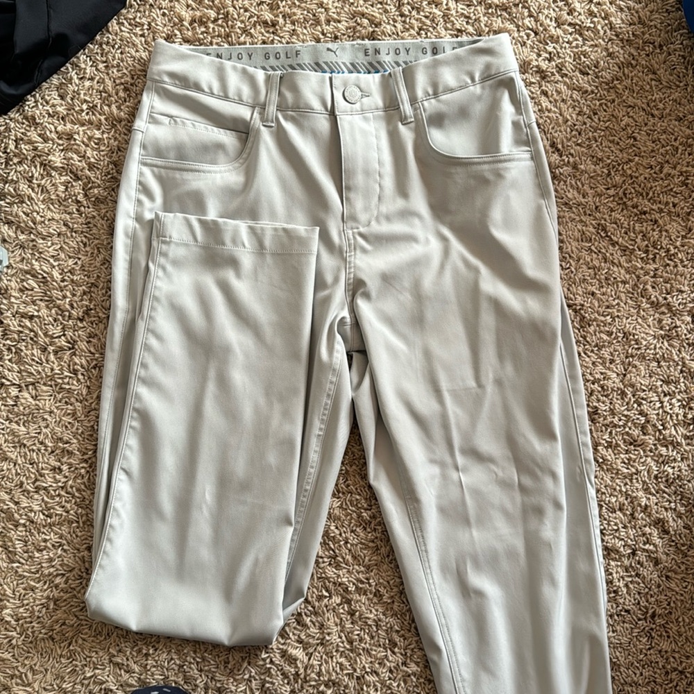 LIKE NEW! Puma Golf pants - silver/gray